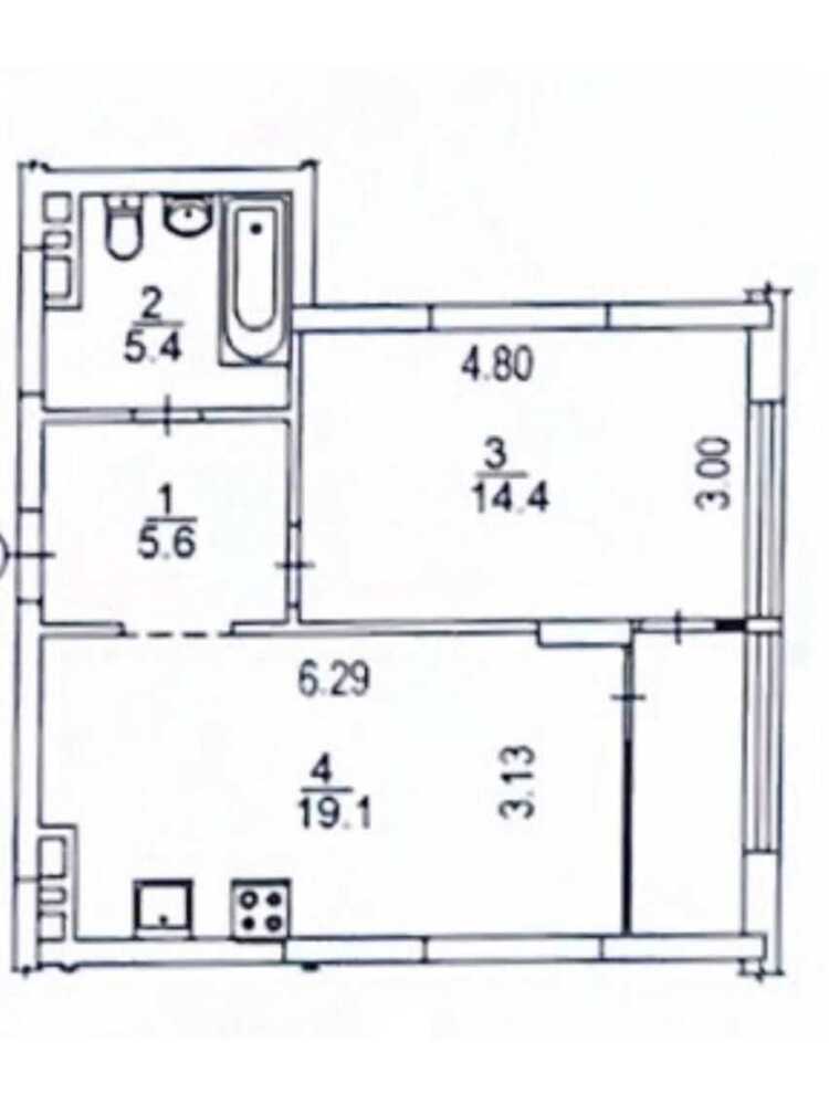 Продам 1-к квартиру Київ, Подільський, вул. Олександра Олеся, 5а. 