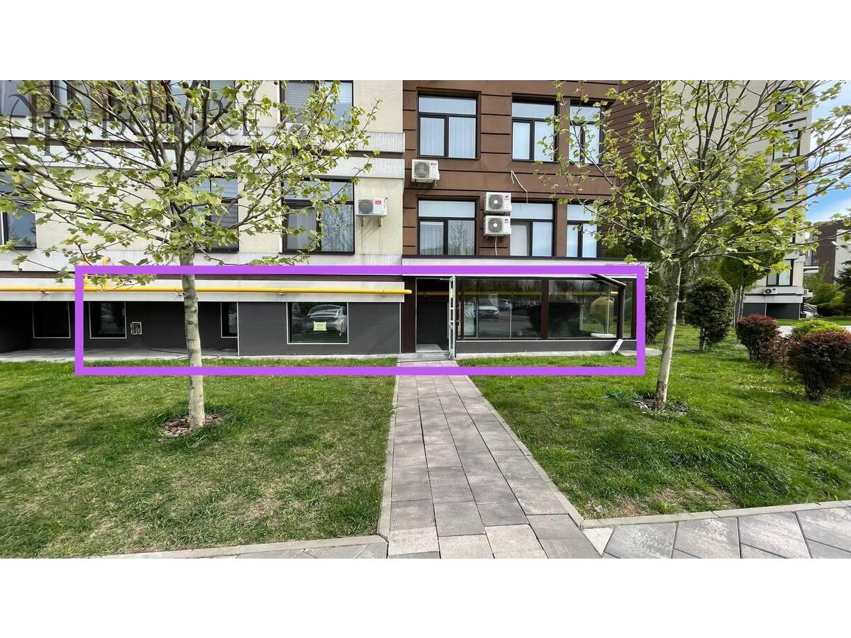 Фасад, Торгове приміщення в ЖК Parkland, 74м2