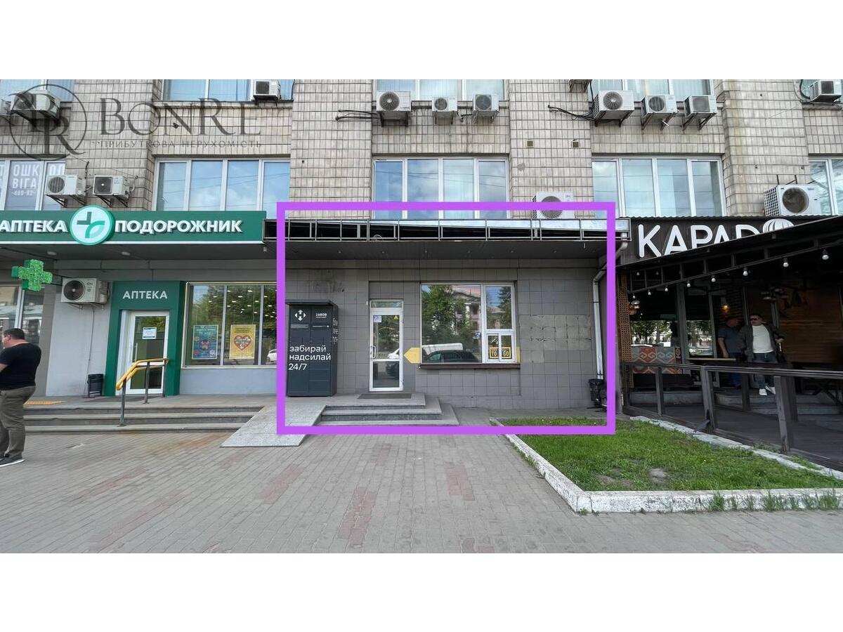 Оренда, Торгове, Фасад, бул. Лесі Українки, 46м2.