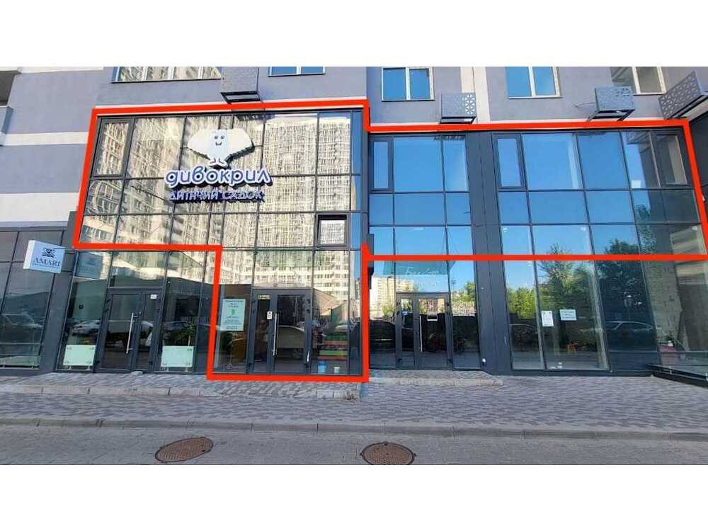 Оренда офіс/клініка 370м2 біля м.Харківська,1-2 поверх,вул.Ревуцького