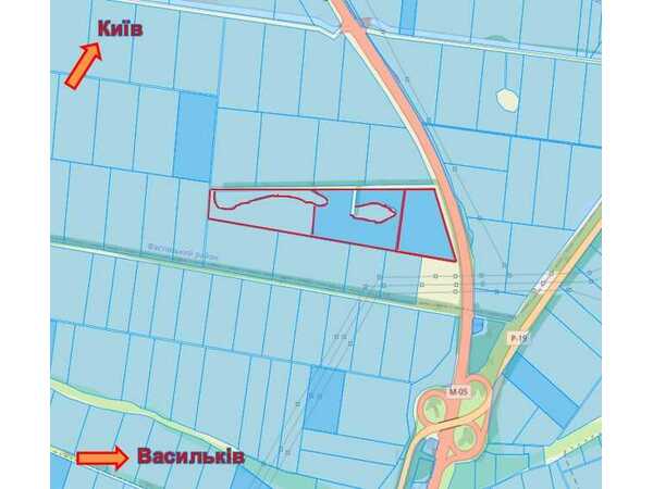 Продам  землю комерційного призначення Фастівський, Велика Солтанівка, Невідома. 