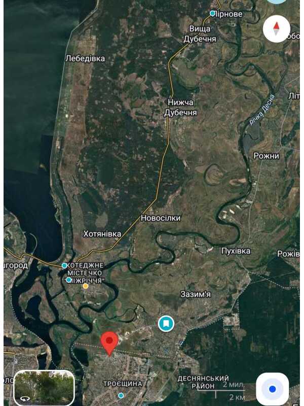 Продам  ділянку під житлову забудову Київ, Деснянський, вул. Милославська. 