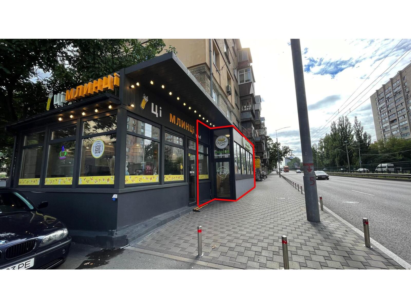 Оренда, Фасадне, Торгове, вул. Борщагівська, 101м2, Без%