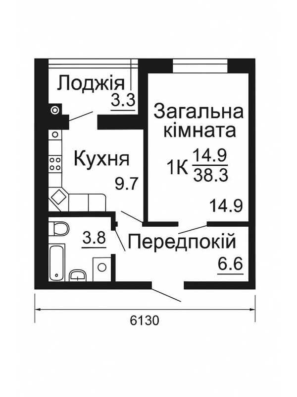 Продам 1-к квартиру Бучанський, Софіївська Борщагівка, Відпочинку, 3. 