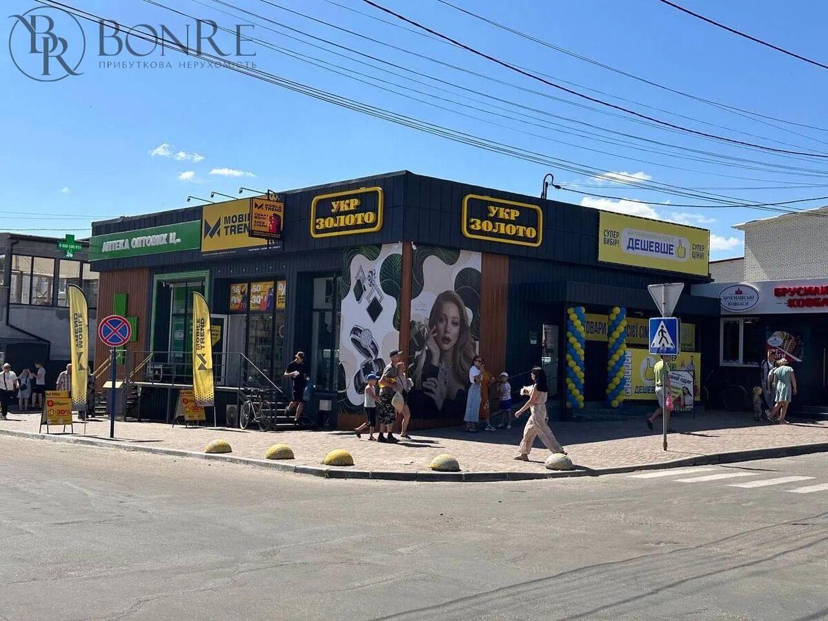 Продаж, фасад, торгове, Сквира, вул.Соборна , 260м2