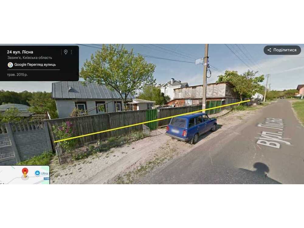 Продам  ділянку під житлову забудову Броварський, Зазим`я, лісова. 